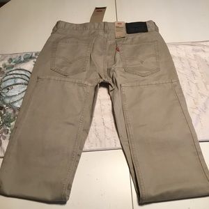 NEW Levi's®514 Straight Fit Cut Jeans beige tan